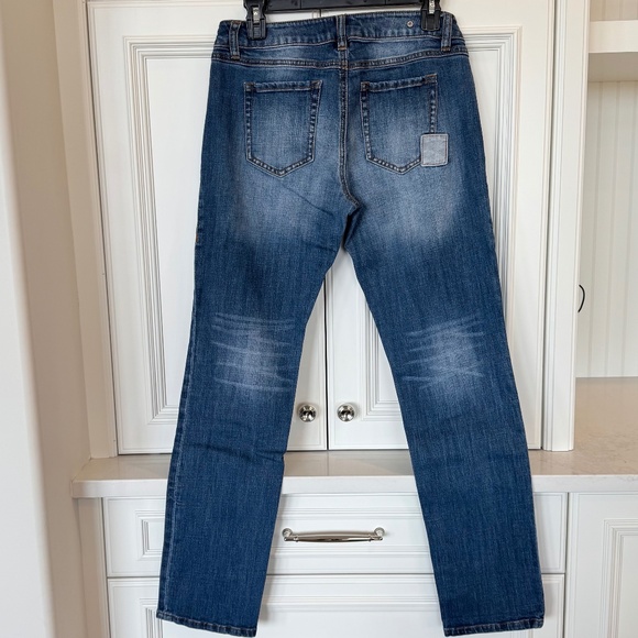 Cabi Slim Boyfriend Patch Jeans – Size 4 - Picture 2 of 4